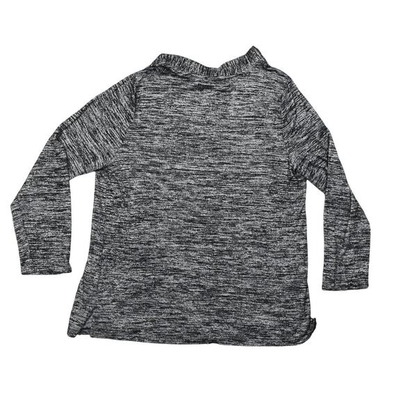 Weekends by Chico's Gray Cardigan Size 3 Rayon Open Front Long Sleeve - Picture 2 of 7